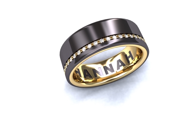 Black & Gold Ring